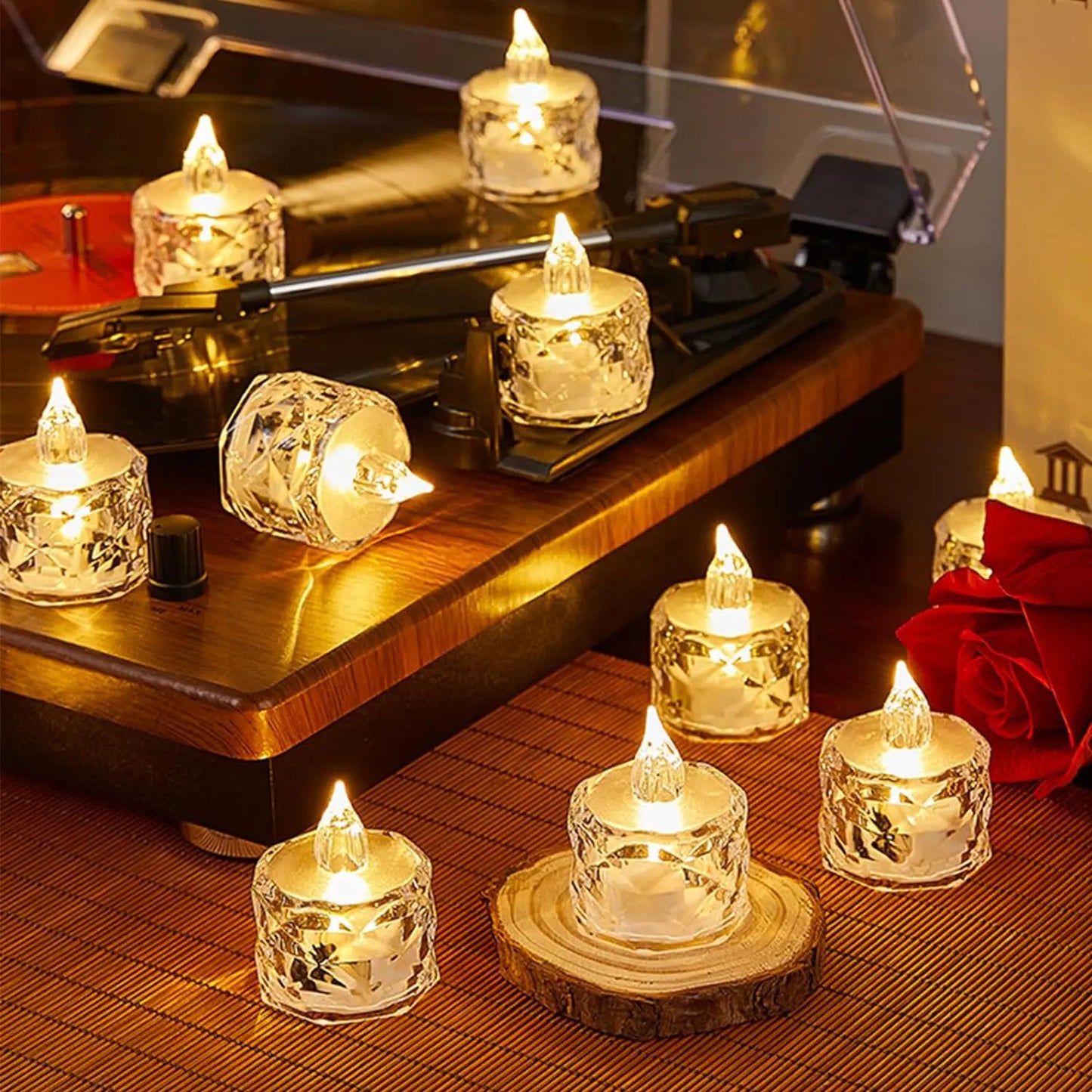 Flameless LED Light Candle LED Crystal Candle Light