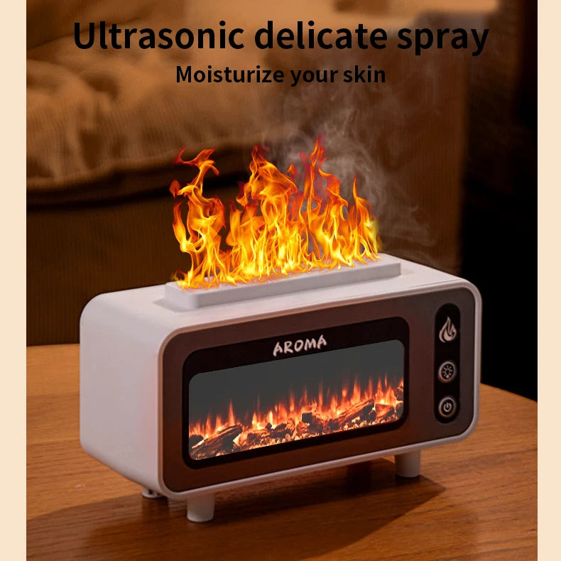 Fireplace Diffuser 7 Colors LED Ultrasonic Aroma Essential