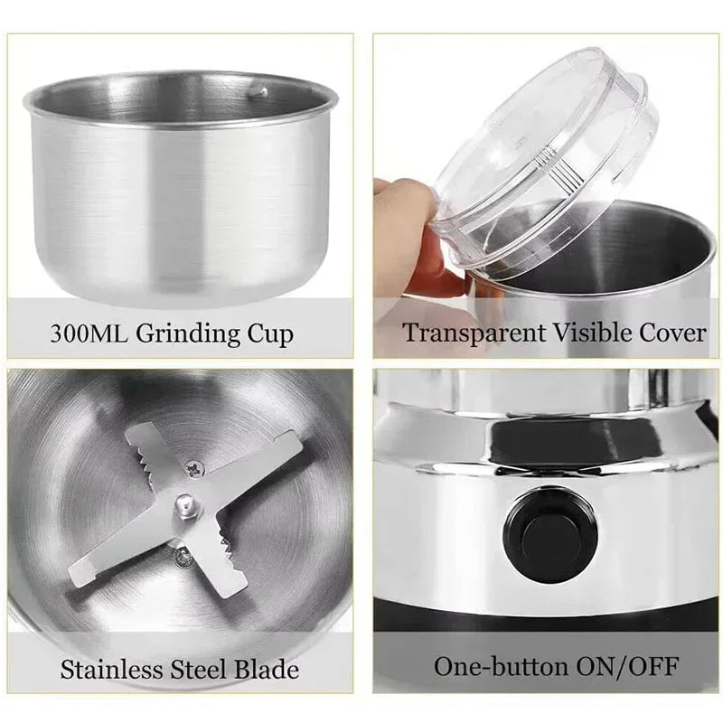 Kitchen Multifunctional 4 Blade Grain Grinder