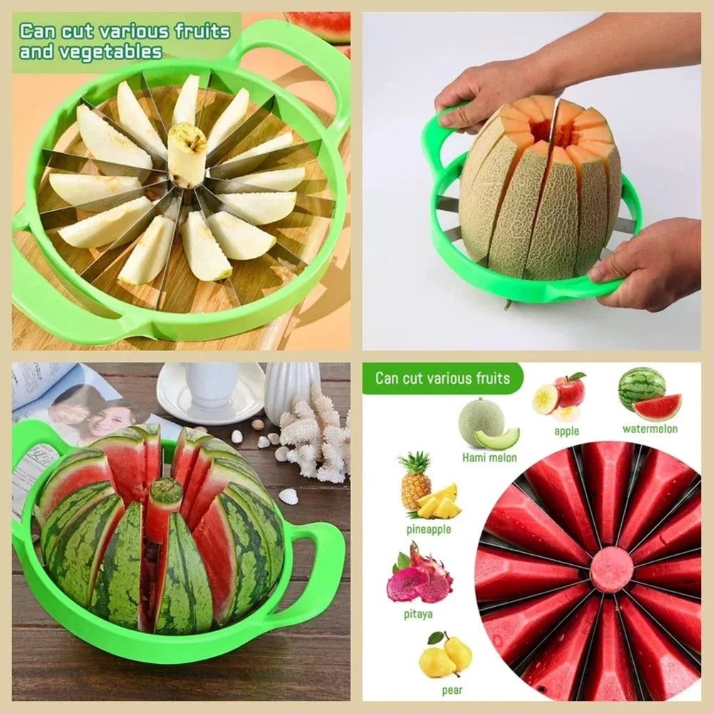 Manual Watermelon Slicers Cutter Stainless Steel