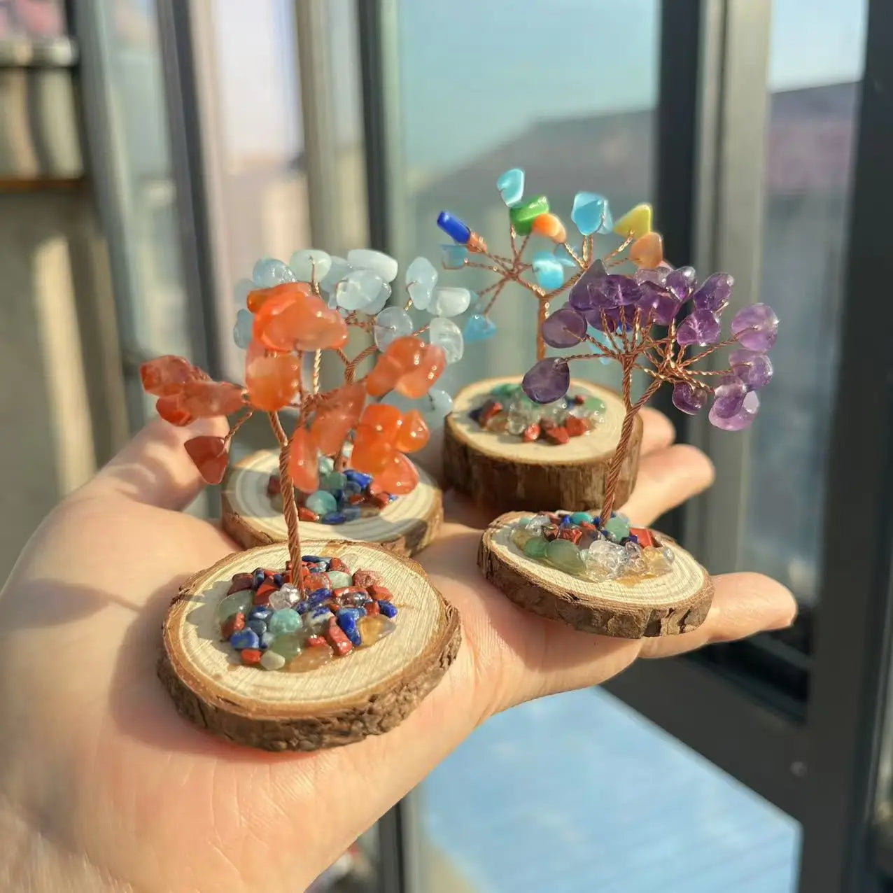 Enchanting Crystal Tree of Life Spiritual Reiki Decor