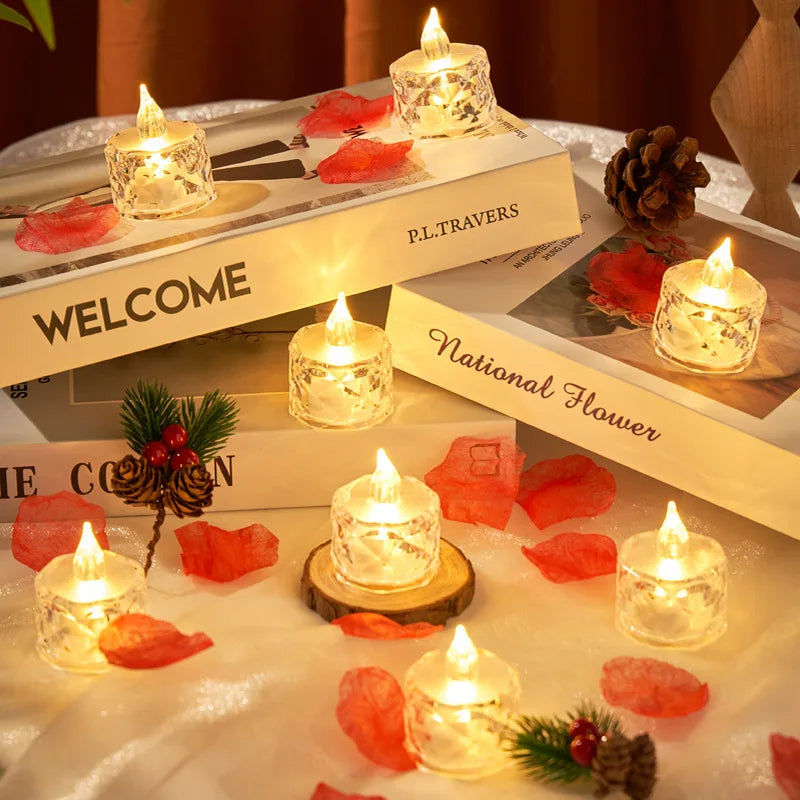 Flameless LED Light Candle LED Crystal Candle Light