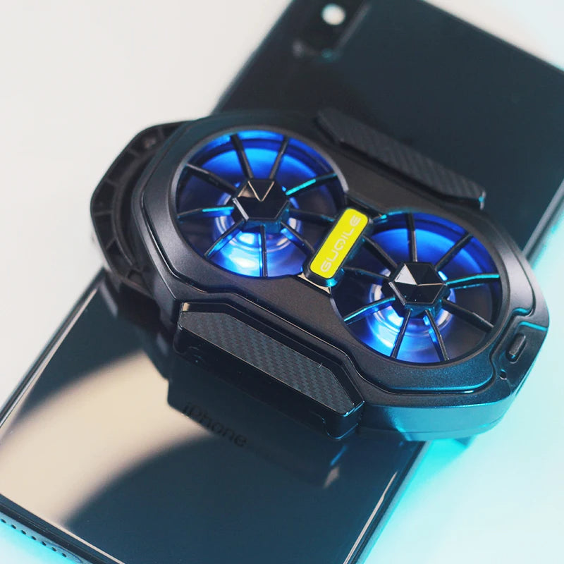 FS01 Dual Fan Rechargeable Mobile Phone Cooler