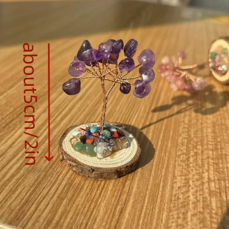 Enchanting Crystal Tree of Life Spiritual Reiki Decor