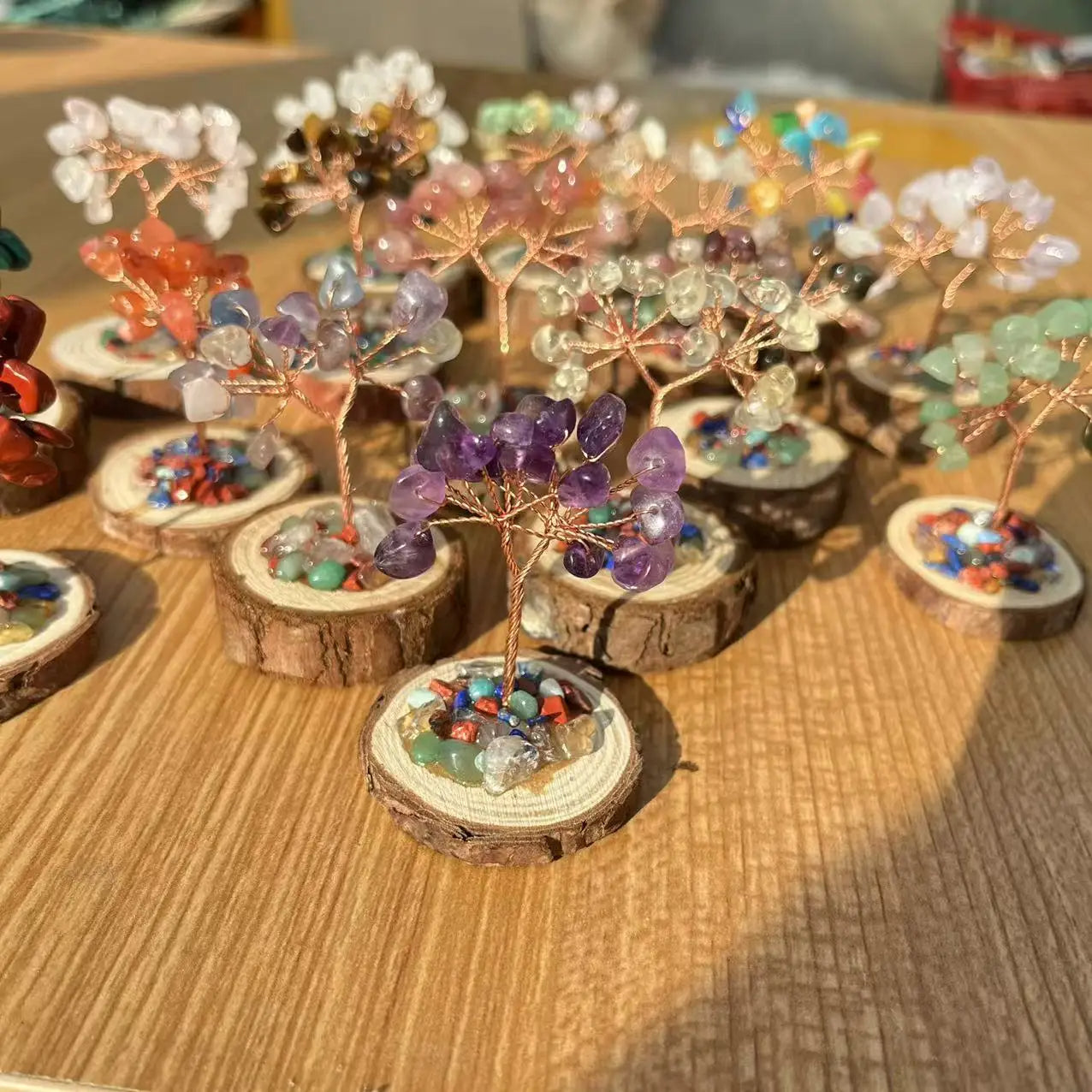Enchanting Crystal Tree of Life Spiritual Reiki Decor