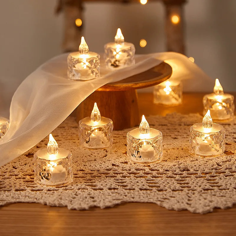 Flameless LED Light Candle LED Crystal Candle Light