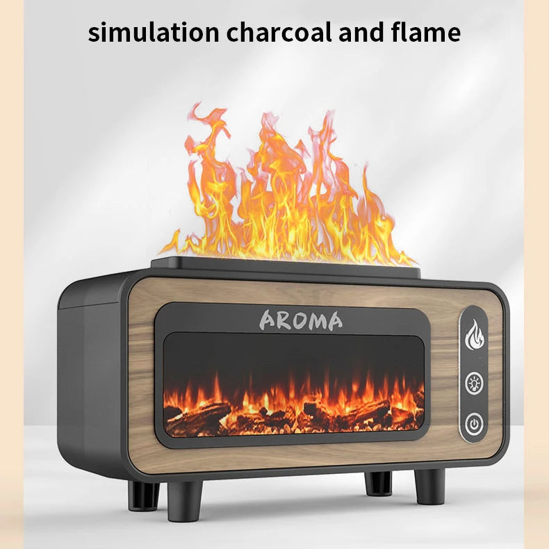 Fireplace Diffuser 7 Colors LED Ultrasonic Aroma Essential