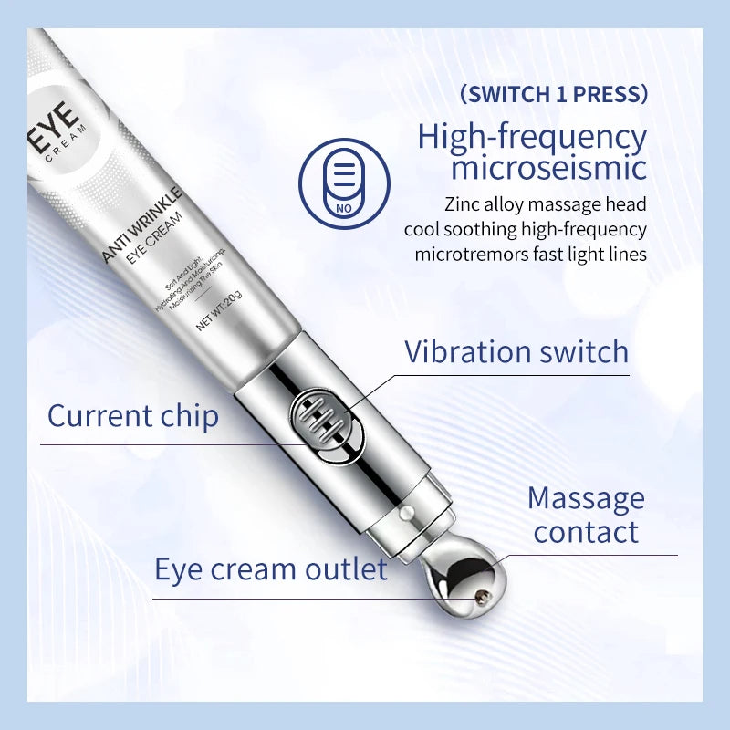 OCHEAL Electric Massage Eye Cream Hyaluronic Acid Firming