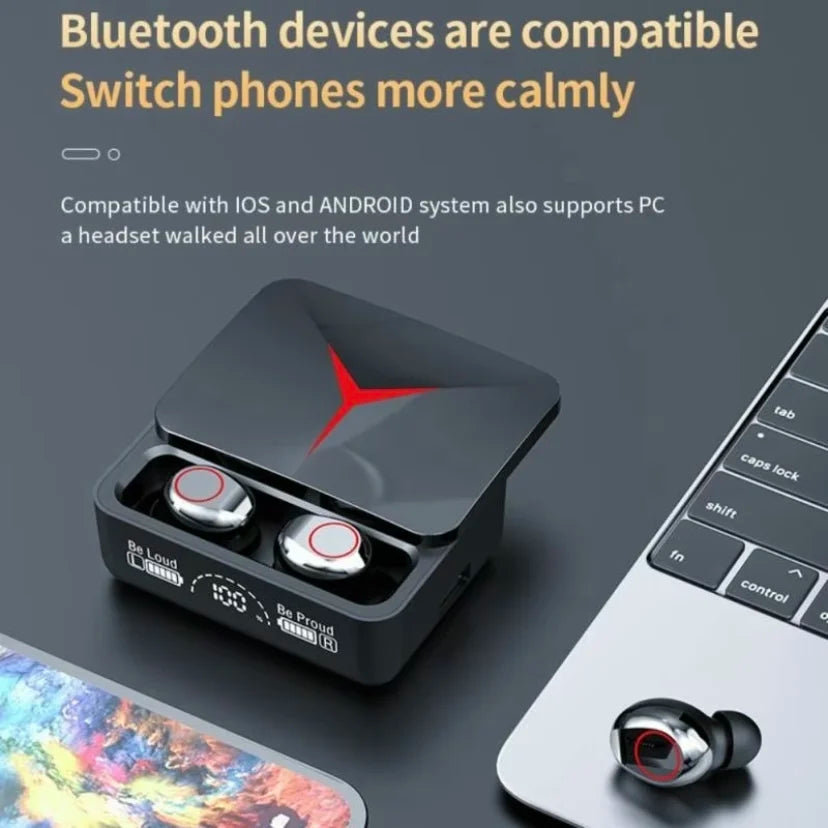 M90 Pro TWS Wireless Bluetooth Headset 5.3
