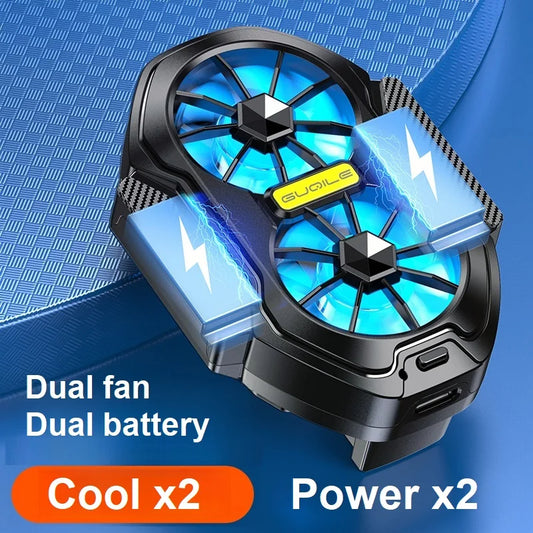 FS01 Dual Fan Rechargeable Mobile Phone Cooler