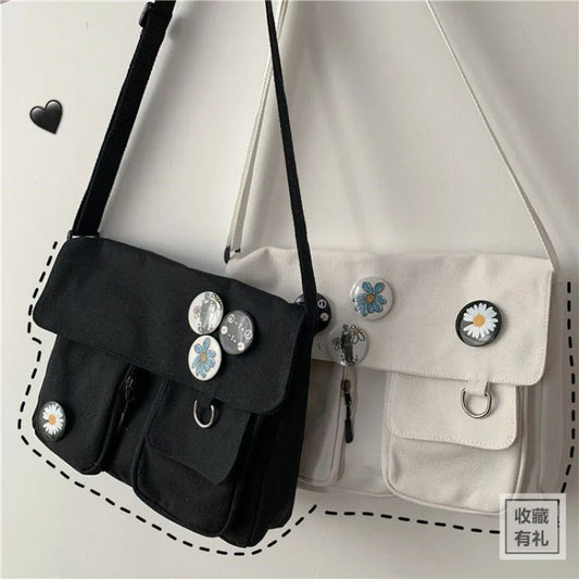 Cute Canvas Bag Wild Student Women Handbags
