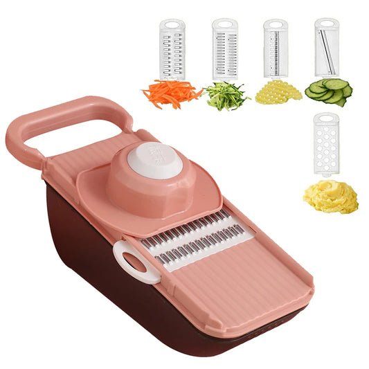 5 In 1 Vegetable Cutter Fruit Slicer Grater
