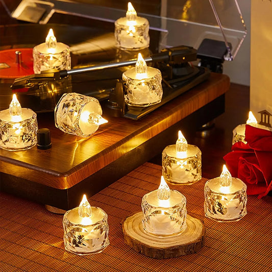 Flameless LED Light Candle LED Crystal Candle Light