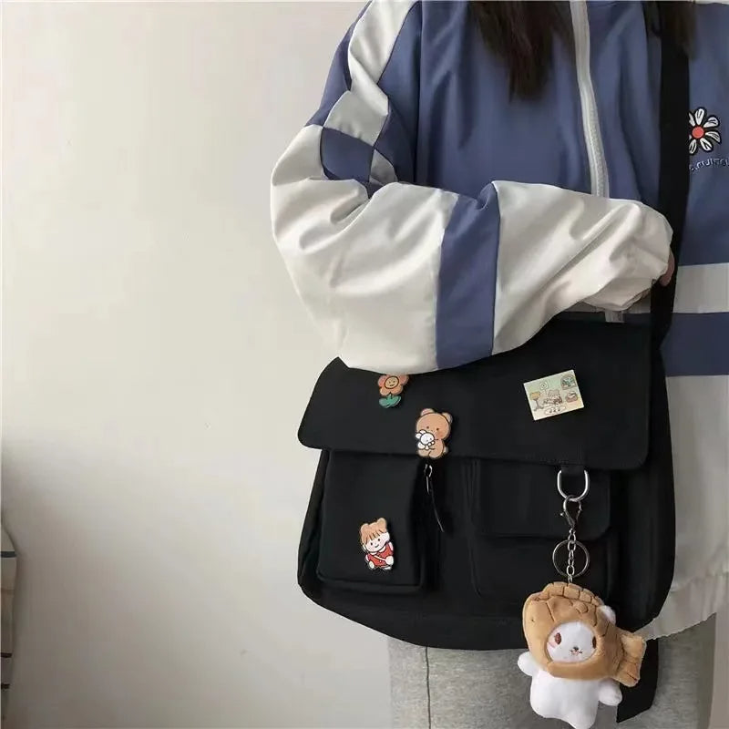 Cute Canvas Bag Wild Student Women Handbags